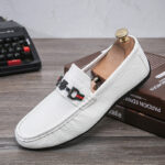 Men's Casual Loafers Comfortable Breathable Moccasins Slip-on Shoes - Image 7