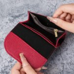 Simple Portable Coin Bag Soft Pebble Grain Texture Multifunctional Large Capacity Change Card Case Storage Wallet - Image 2