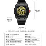 Barrel-Shaped Men's Watch Sports Luminous Waterproof Silicone Calendar Men's - Image 2