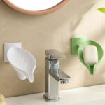 Leaf-shaped Soap Box, Water-accumulation-free Storage Organizer - Image 4