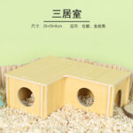 Hamster Wooden Hideout House Toy Set - Image 28