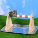 Parrot Play Stand Perch Platform Solid Wood Swing - Image 3