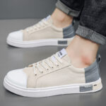 Men's Canvas Casual Shoes Low Top Breathable Student Sports Shoes - Image 2