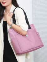 Women's Shoulder Bag Tote Oxford Cloth Light Canvas Capacity Handbag - Image 5