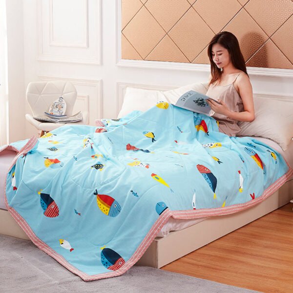 Pattern: Many Fish (Blue / Size: Children's Nap (90*140cm