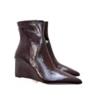Chanel-style Versatile High-heel Ankle Boots for Women, Pointed Toe, Back Zipper, Fashionable Slim Boots - Image 5
