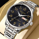 6211 Black Dial Silver Band 4