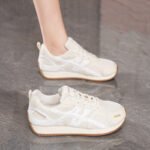 German Training Shoes Women's Mesh Breathable Casual Shoes 2025 New Korean Style Comfortable Sports Shoes College Style Agassi Shoes - Image 4