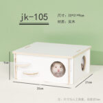 Hamster Wooden Hideout House Toy Set - Image 29