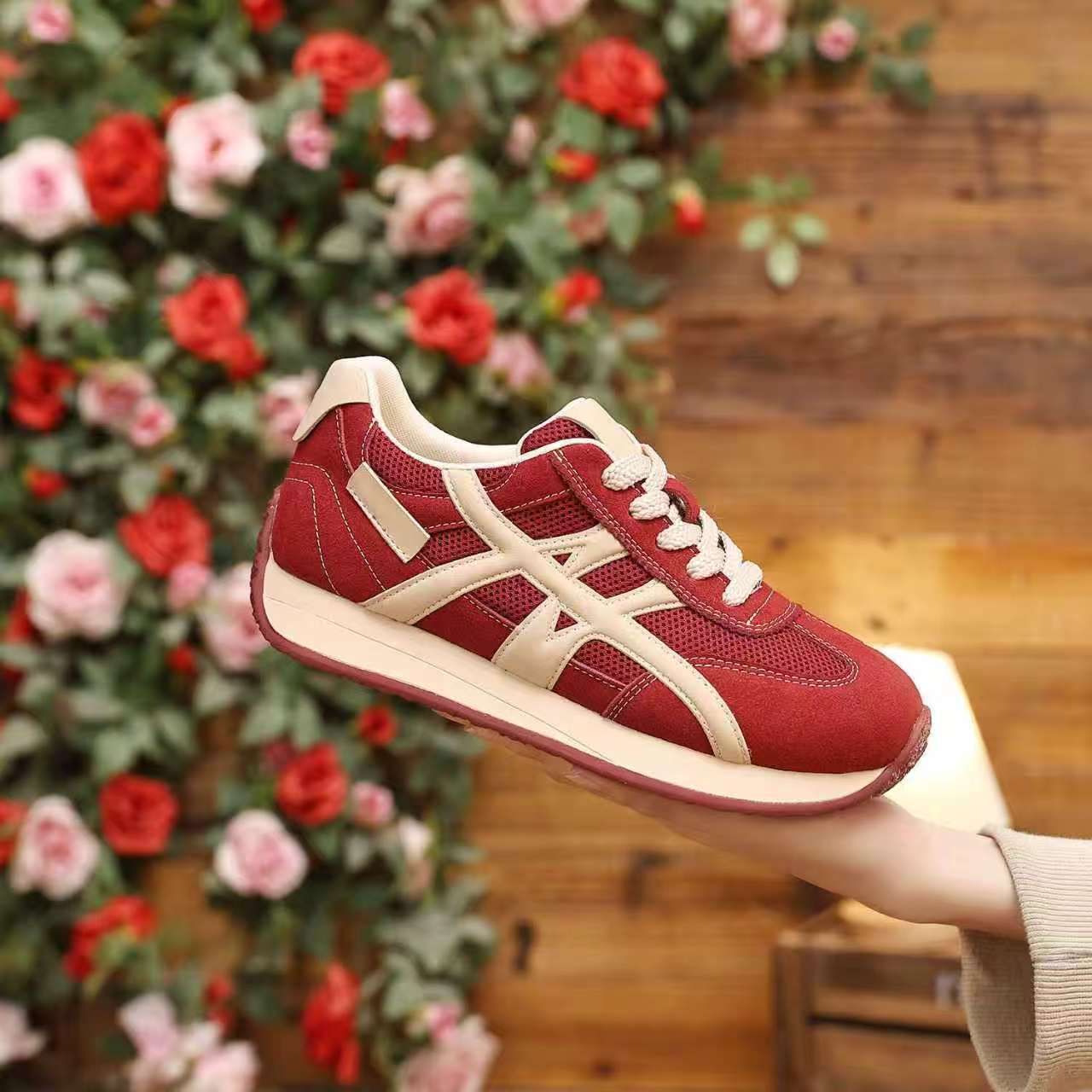 O1CN01NQcNeF1arvQ2AmN5R_2217755913384-0-cib.jpg Women's Casual Sneakers Breathable Lightweight Korean Style - Image 1