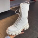 Women's Ankle Boots Martin Boots Chunky Heel Platform Lace-up Short Boots - Image 2