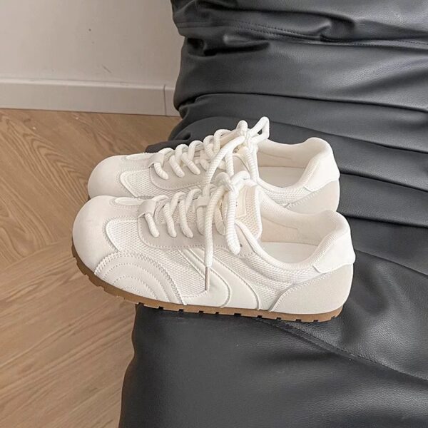 Women's Retro German Training Shoes 2026 New White Casual Breathable Sports Shoes