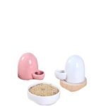 Ceramic Quail Feeder and Waterer Set - Image 5