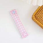 Flesh Pink Plaid