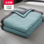 Washed Cotton Summer Quilt, Machine Washable, Lightweight - Image 3