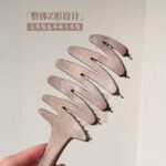 Eloxa Bristle Hair Brush, Wooden Comb - Image 3