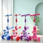 Children's Scooter for Ages 2-10, Foldable Single-Foot Scooter, Boys and Girls