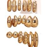 Earring Set Women Resin Geometric Twist Combination Ear Jewelry - Image 5