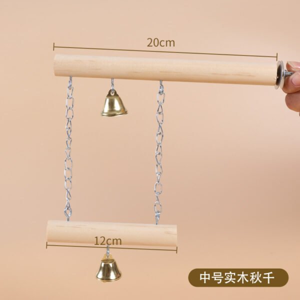 V 11 Solid Wood Perch Swing Medium