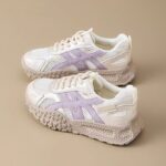 Women's Casual Sneakers Mesh Breathable Lightweight Thick Sole Lace-up Walking Shoes - Image 4