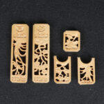 1.5cm Spacing Bamboo Natural Auspicious Plum Orchid