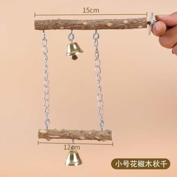 V 11 Pepper Wood Perch Swing Small