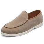 Men's Slip-On Loafers with Soft Sole, Casual Flat Shoes, Breathable Mesh Summer Shoes - Image 5