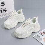 Women's Summer Breathable Thick-Soled Dad Sneakers Korean Style Casual Sports Shoes - Image 4