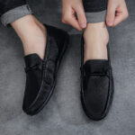 Loafers for Men, Summer New Style, British Fashion, Casual and Comfortable, Soft Sole, Slip-on - Image 3