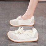 Korean Style Women's Casual Sneakers 2025 Summer New Student Cloth Shoes Running Sports Shoes Board Shoes - Image 2