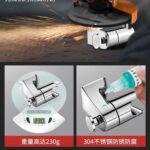304 Stainless Steel Shower Head Bracket, Dual-Use Drilling/No-Drilling Universal Fixed Base Holder Accessory - Image 3