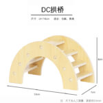 Hamster Wooden Hideout House Toy Set - Image 6