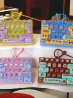 26-Key Decompression Keyboard Mood Supply Keychain Creative Student Children Bag Pendant - Image 5