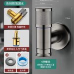 Fine Brass Gun Gray 6 Point Thread (for Few Washing Machines