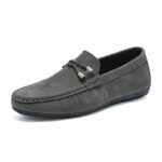 Men's Loafers Spring 2025 New Style Soft Sole Slip-on Driving Casual Leather Shoes - Image 5