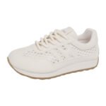 Summer Women's Dad Shoes Korean Style Thick Sole Breathable Soft Sole Casual Sports Shoes Mesh Panel Shoes - Image 5