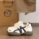 Agande Training Shoes Women's 2026 Summer New Korean Style Casual White Sports Shoes Soft Sole Dad Sneakers - Image 3