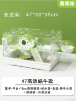 Hamster Cage Acrylic Transparent Villa with Accessories - Image 29