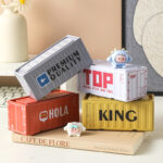 Mini Container Storage Box Miniature Model Decoration Creative Desktop Storage
