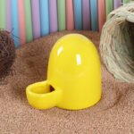 Quail Ceramic Waterer Yellow