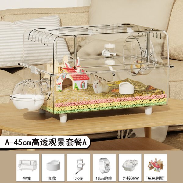 High Transparency Luxury Hamster Cage Standard Set A