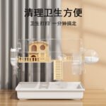Hamster Cage Transparent Panoramic Large Space Wooden Bite-Proof Luxury Villa - Image 5