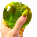 Green Apple Maltose Squishy Toy Stress Relief Decompression Toy Slow Rebound Shapeable Gift - Image 5