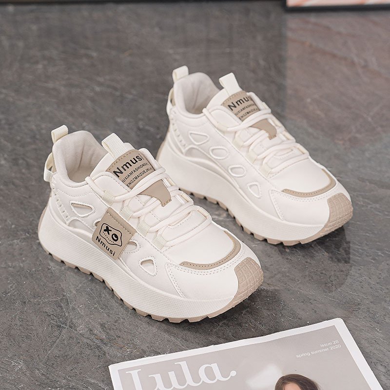 O1CN01ZOkL2D1arvNUCjNd4_2217755913384-0-cib.jpg 2025 Fall Women's Casual Sneakers Breathable Thick Sole Platform Shoes - Image 1
