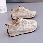 Women's Summer Casual Sneakers - Breathable Mesh Lightweight Dad Shoes - Image 4