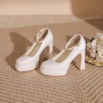 British Style High Heels for Petite Women 2025 New Design Ultra High Heel Elevator Mary Jane Shoes - Image 3
