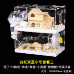 Hamster Cage Winter Special Acrylic Double Layer Large Luxury Villa - Image 15