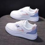 Women's Korean Style Casual Lace-Up Sneakers - Image 2