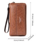 Men's Business Clutch Bag Large Capacity Zipper Multi-Card Holder Wallet High-End Casual Trendy Handbag - Image 5