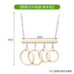 Parrot Chewing Toy Ring Swing Perch Tunnel for Budgie Cockatiel Lovebird - Image 6